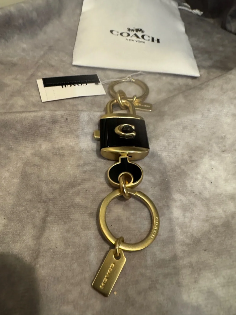 Coach stylish keychain